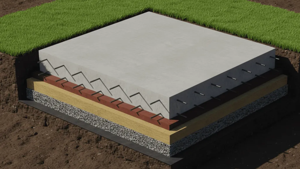 плитный фундамент