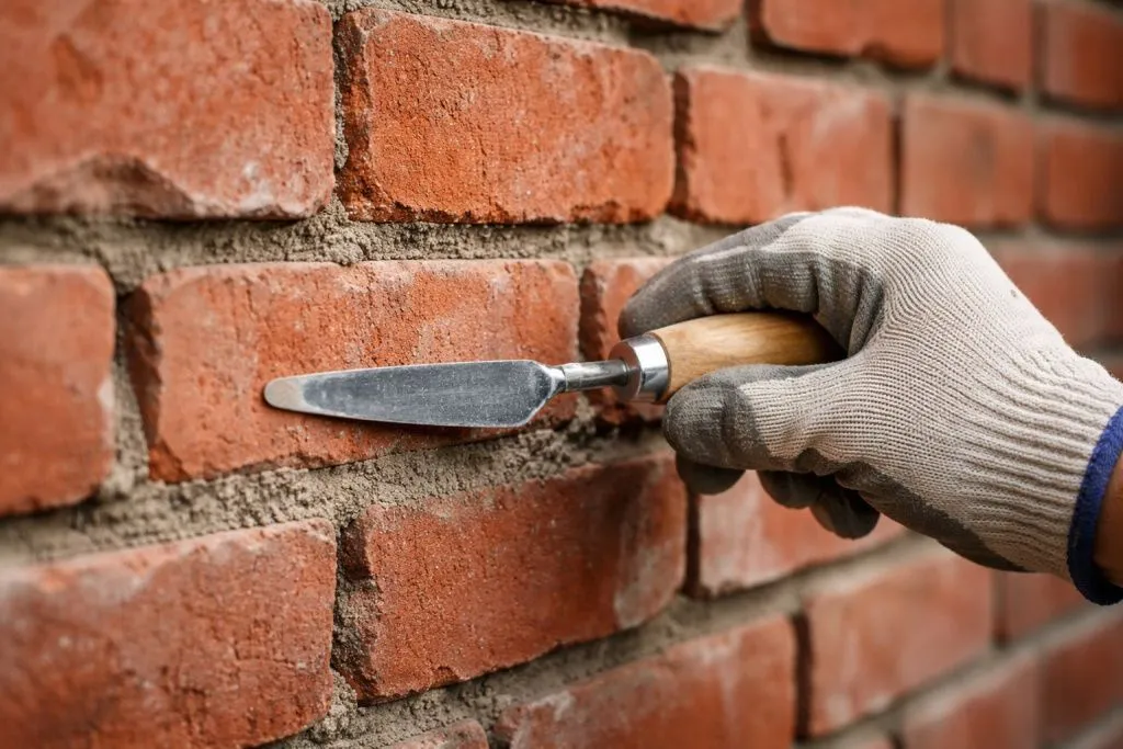 расшивка кирпичных швов