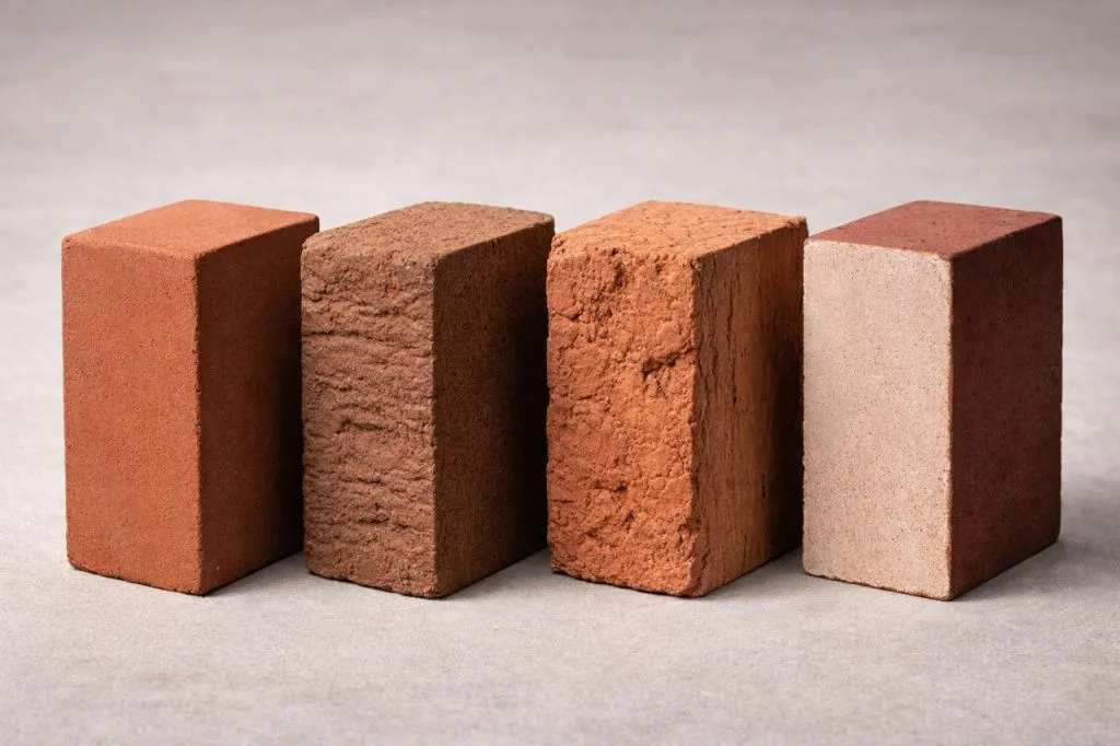 образцы поверхности кирпича