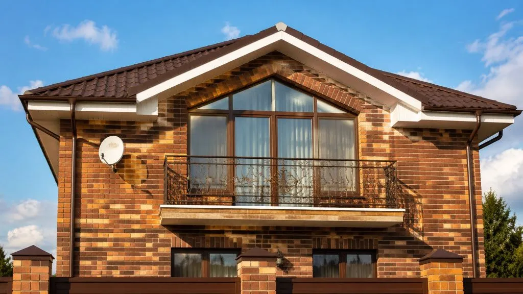 дом из облицовочного кирпича
