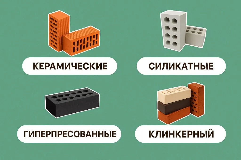 типы кирпича