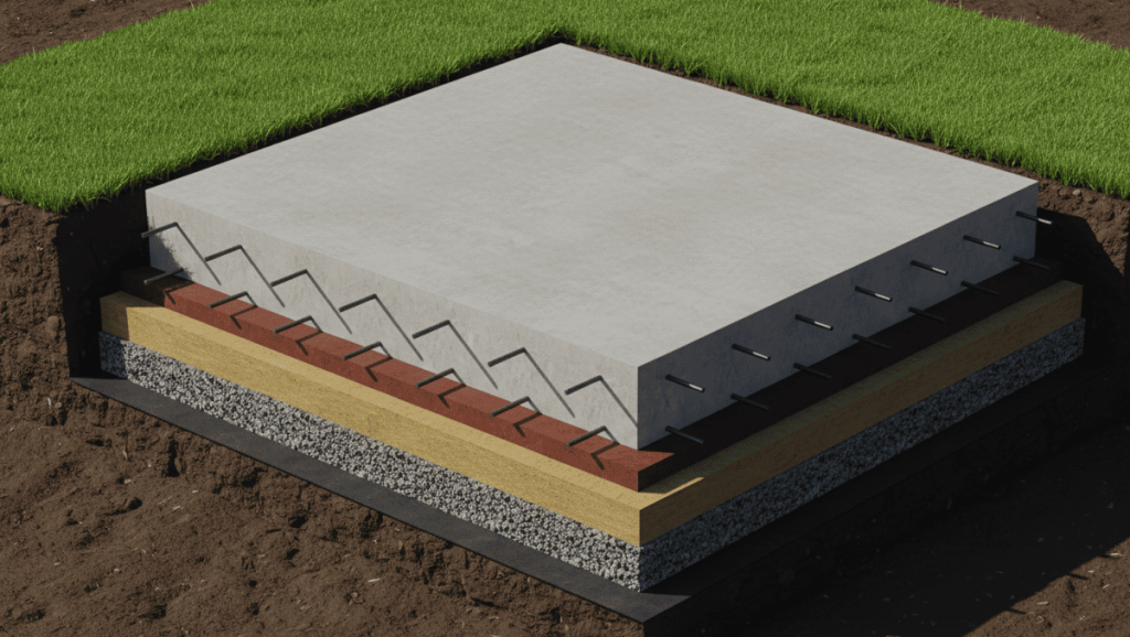 плитный фундамент