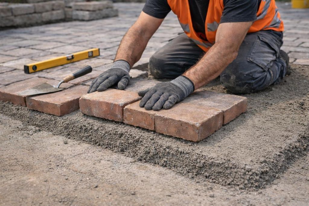 трассовый раствор для мощения