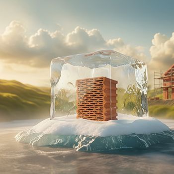 Зимний резерв Porotherm! Лёд растает — дом построится!