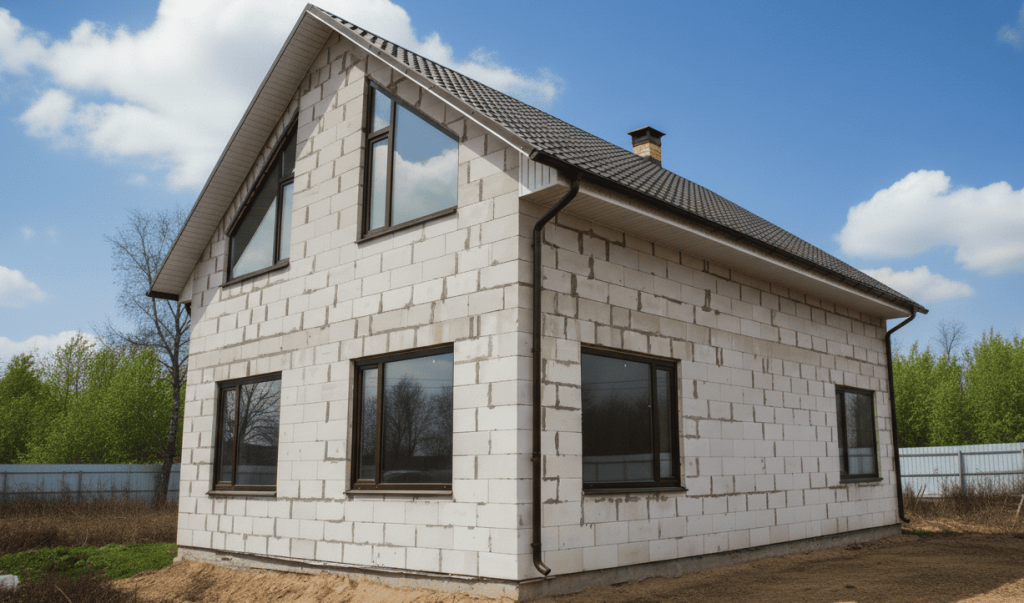 дом из газобетона