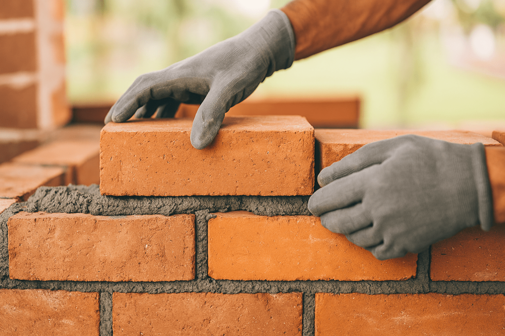 кладка кирпича