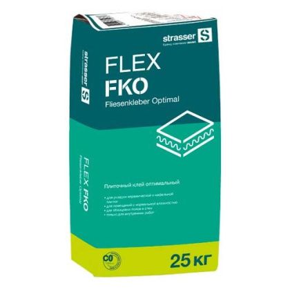 Клей плиточный оптимальный FLEX FKO (C0) 25 кг, quick-mix 72997